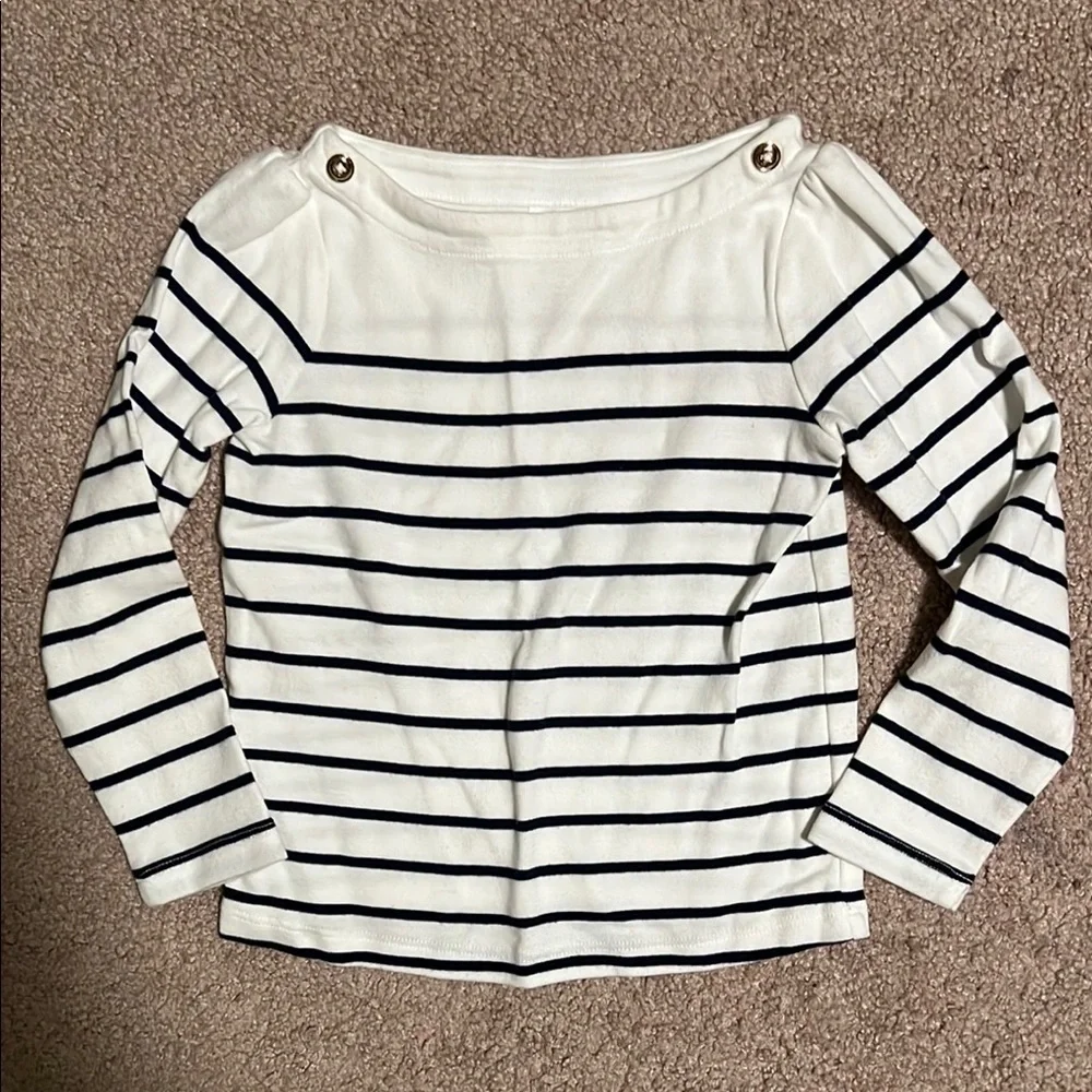 Gymboree White Long Sleeve Top